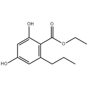 2,4-dihydroxy-6-propylbenzoic acid ethyl ester