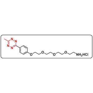 Methyltetrazine-PEG4-amine HCl salt