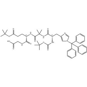 Boc-His(trt)-Aib-Glu(OtBu)-Gly-OH