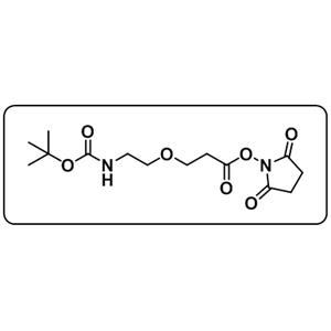 t-Boc-N-amido-PEG1-NHS ester