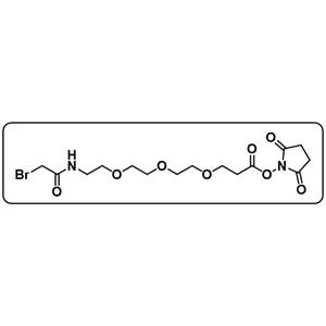 BrCH2CONH-PEG3-NHS ester