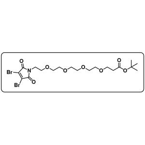 3,4-Dibromo-Mal-PEG4-Boc