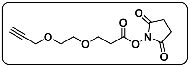 Propargyl-PEG2-NHS ester