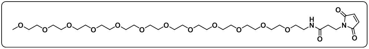 m-PEG12-amido-Mal