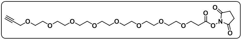 Propargyl-PEG8-NHS ester