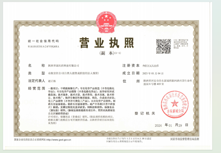 Business License Of EnterpriseLegal Person