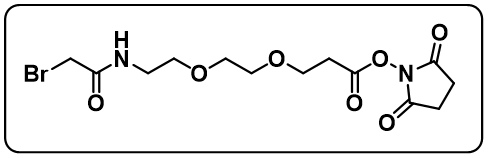 BrCH2CONH-PEG2-NHS ester