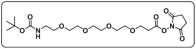 t-Boc-N-amido-PEG4-NHS ester