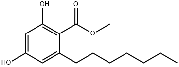 Benzoic acid, 2-heptyl-4,6-dihydroxy-, methyl ester