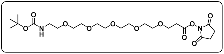 t-Boc-N-amido-PEG5-NHS ester