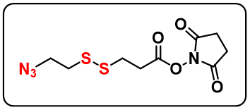 Azidoethyl-SS-propionic NHS ester