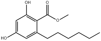 Benzoic acid, 2-hexyl-4,6-dihydroxy-, methyl ester