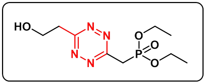 OH-CH2CH2-Tetrazine-CH2-PO(OEt)2