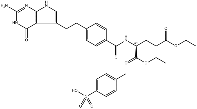 N-[4-[2-(2-Amino-4,7-dihydro-4-oxo-3H-pyrrolo[2,3-