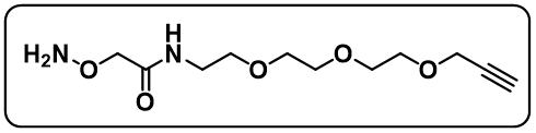 Aminooxy-amido-PEG3-propargyl