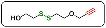 Propargyl-PEG1-SS-alcohol