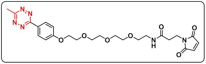 Methyltetrazine-PEG4-maleimide