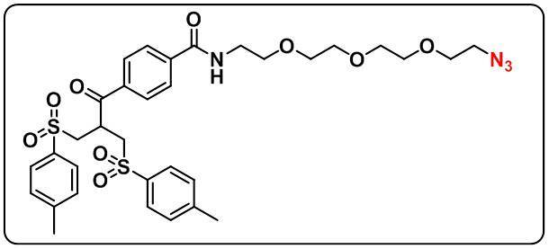 Bis-sulfone-PEG3-azide