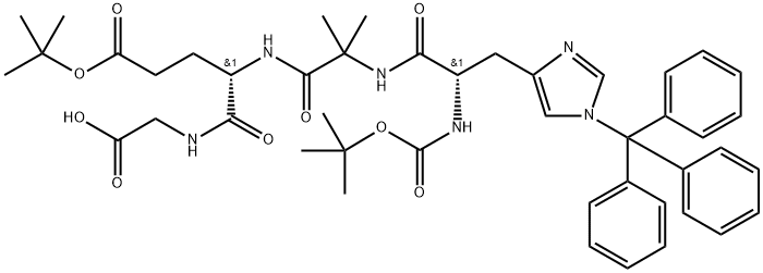 Boc-His(trt)-Aib-Glu(OtBu)-Gly-OH