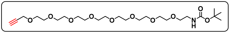 Propargyl-PEG8-NHBoc