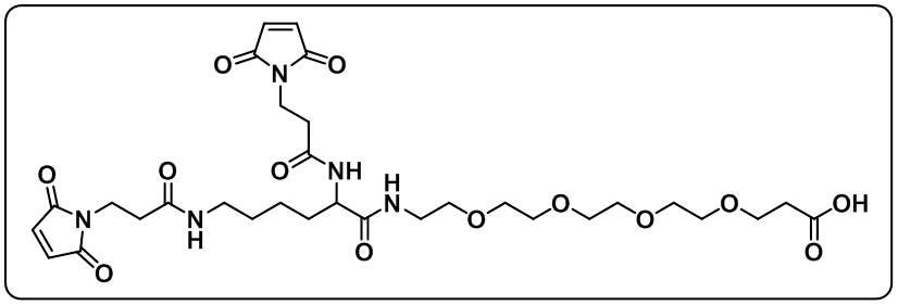 Bis-Mal-Lysine-PEG4-acid