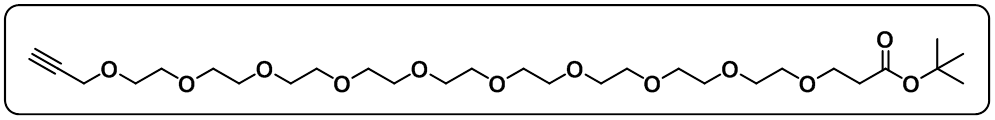 Propargyl-PEG10-COOtBu