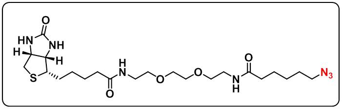 Biotin-PEG2-C6-azide