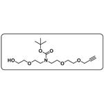 N-(PEG1-OH)-N-Boc-PEG2-propargyl