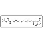 t-Boc-N-amido-PEG3-NHS ester