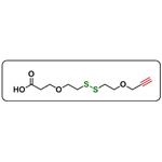 Propargyl-PEG1-SS-PEG1-acid