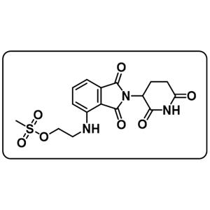 Pomalidomide-NH-PEG1-Ms