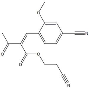 (Z)-2-cyanoethyl 2-(4-cyano-2-methoxybenzylidene)-3-oxobutanoate