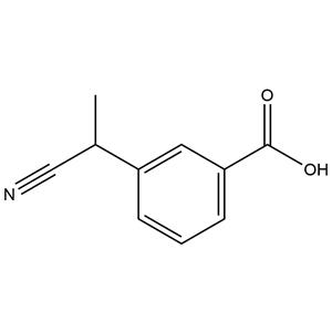 	m-(1-Cyanoethyl)benzoic acid