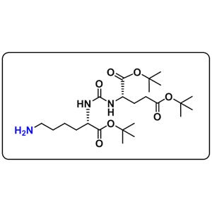 (S)-Di-tert-butyl 2-(3-((S)-6-amino-1-(tert-butoxy)-1-oxohexan-2-yl)ureido)pentanedioate