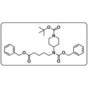 4-[[5-Oxo-5-(phenylmethoxy)pentyl][(phenylmethoxy)carbonyl]amino]-1-piperidinecarboxylic Acid t-Butyl Ester