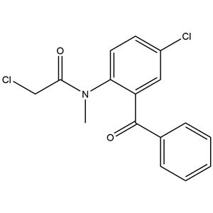 N-(2-benzoyl-4-chlorophenyl)-2-chloro-N-methylacetamide