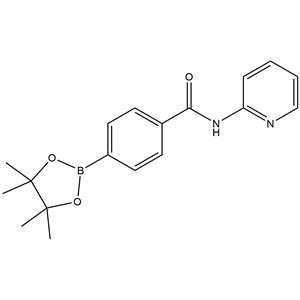 	N-Pyridin-2-yl-4-(4,4,5,5-tetramethyl-[1,3,2]dioxaborolan-2-yl)-benzamide