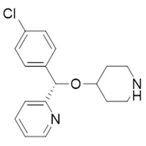 2-[(S)-(4-CHLOROPHENYL)(4-PIPERIDINYLOXY)METHYL]PYRIDINE