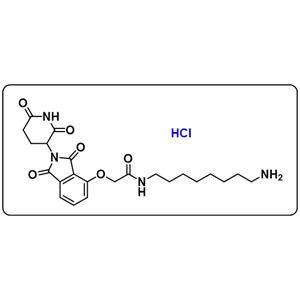 Thalidomide-O-amido-C8-NH2 hydrochloride