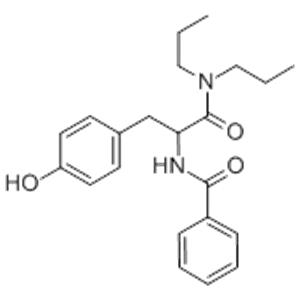 		N-Benzoyl-DL-tyrosil-N',N'-dipropylamide