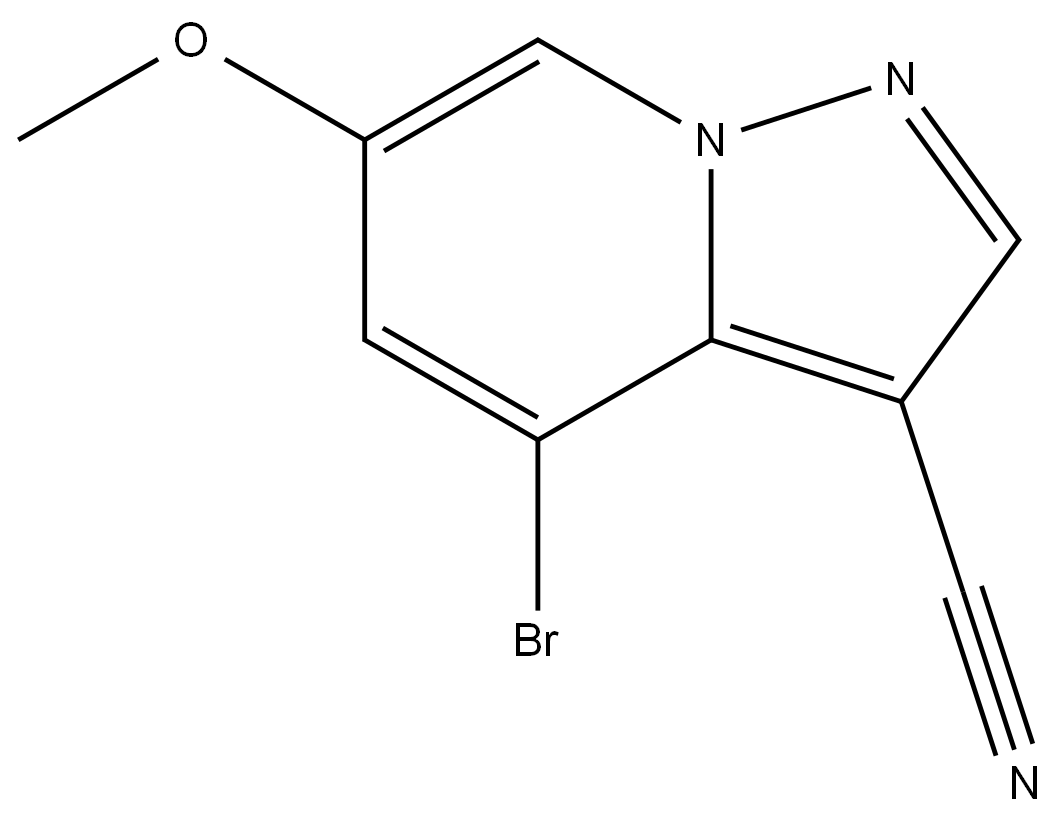 4-Bromo-6-methoxypyrazolo[1,5-a]pyridine-3-carbonitrile