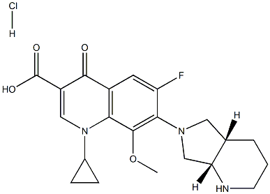 	Moxifloxacin hydrochloride