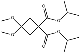 Diisopropyl 3,3-dimethoxycyclobutane-1,1-dicarboxylate