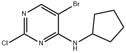 5-broMo-2-chloro-N-cyclopentylpyriMidin-4-aMine