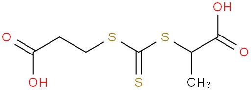 3-((((1-Carboxyethyl)thio)carbonothioyl)thio)propanoic acid