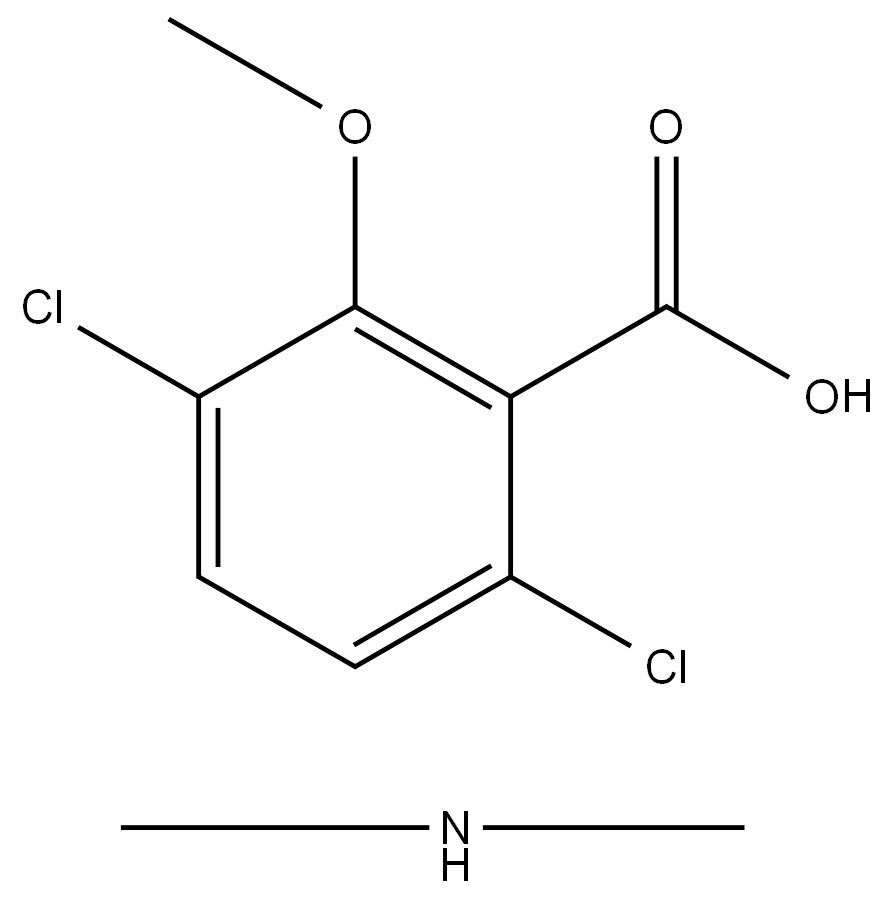 	3,6-dichloro-o-anisic acid, compound with dimethylamine (1:1)