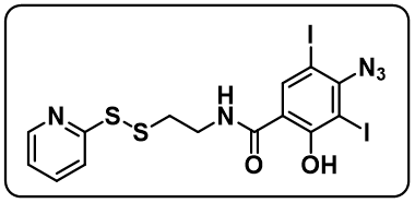 IAET [S-[2-(Iodo-4-azidosalicylamido)ethylthio]-2-thiopyridine]