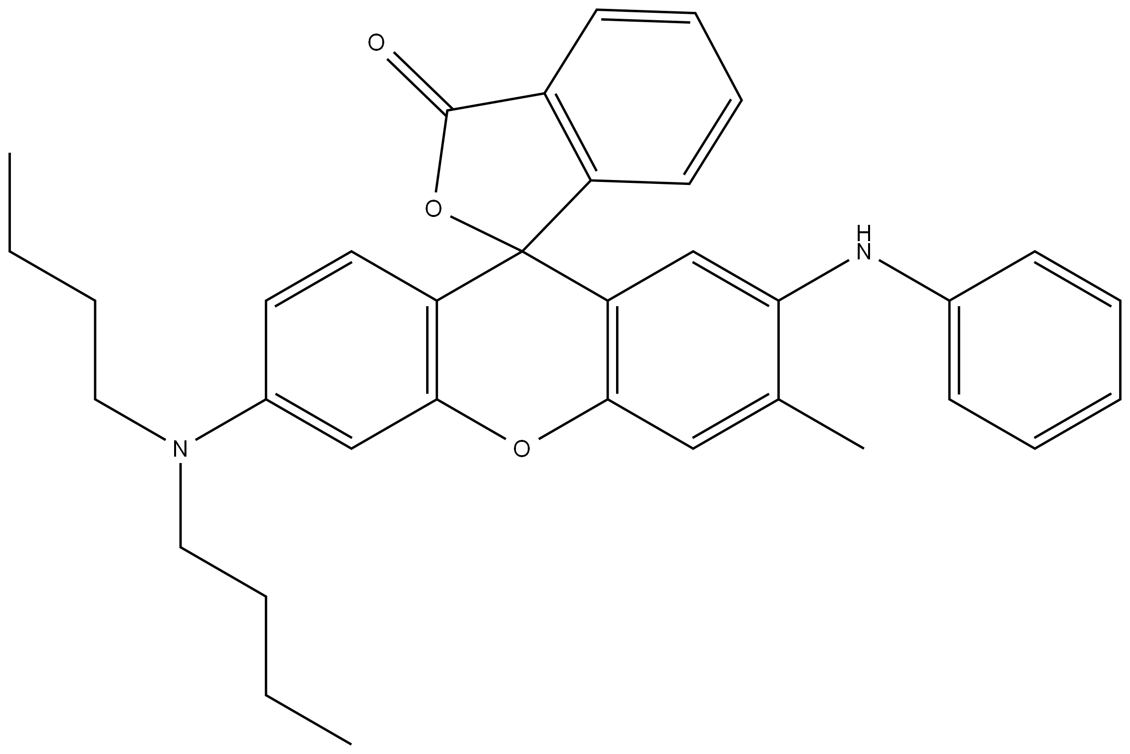 	2-Anilino-6-dibutylamino-3-methylfluoran