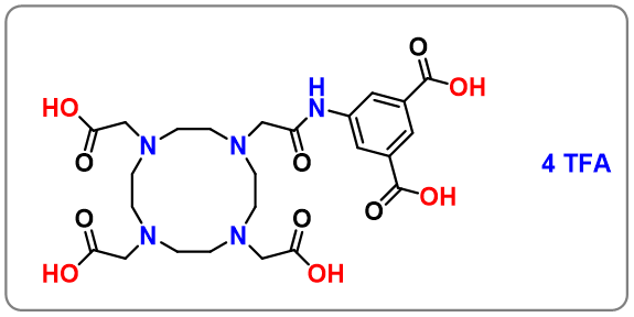 10-[2-[(3,5-Dicarboxyphenyl)amino]-2-oxoethyl]-DOTA (TFA salt)