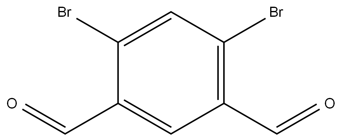 2,4-dibromobenzene-1,5-dicarbaldehyde